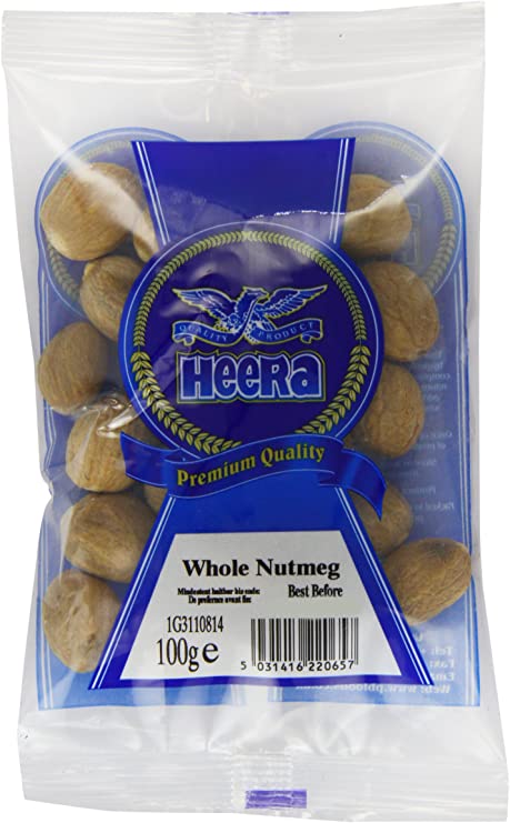 Heera Nutmeg Whole 100gms