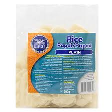 Heera Plain Rice Papdi/Crackers 200gms