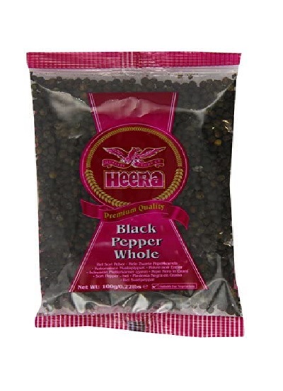 Heera Black Pepper Whole 100gms