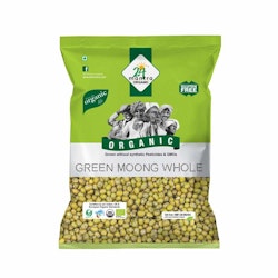24 Organic Green Moong Whole 1kg