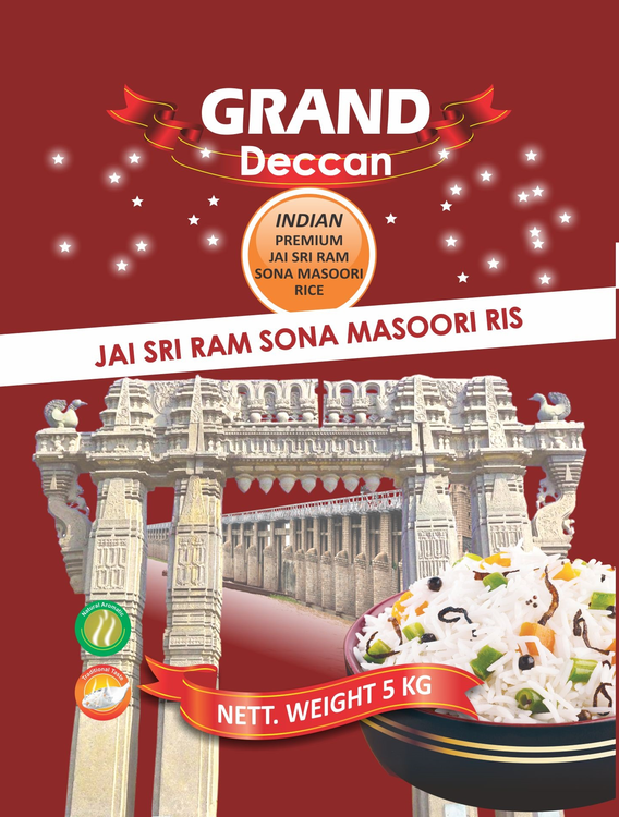 Grand Deccan Sona Masoori Rice 5kg