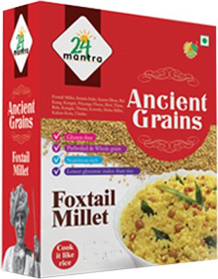 24 organic Ancient Grains Foxtail Millet 500gms