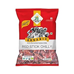 24 Organic Red Chilly Stick 100gms