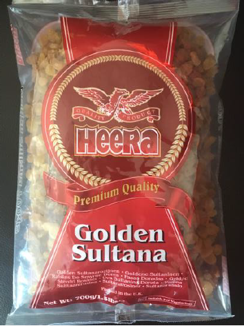 Heera Golden Sultana Raisens 250gms