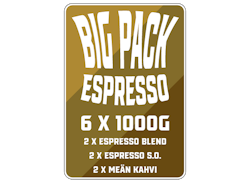 BIG PACK ESPRESSO - 6 x 1000g