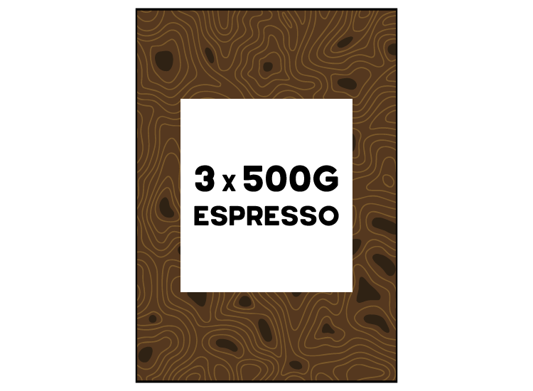 3 x 500g - Espresso Box