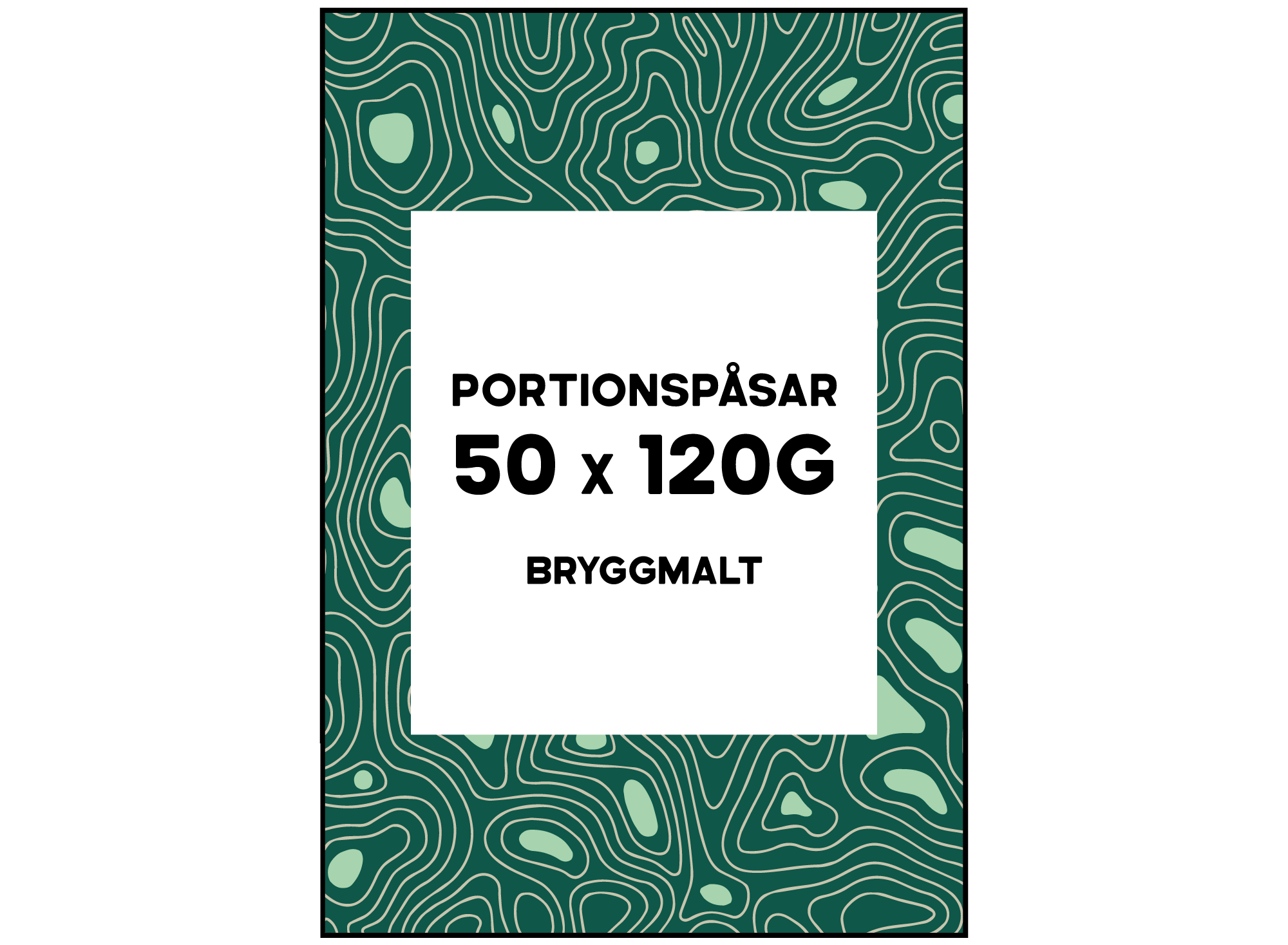 Portionspåsar - Standard - 50 x 120g - Bryggmalt