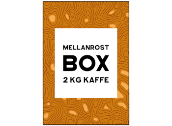 Mellanrost Box - 2kg Kaffe