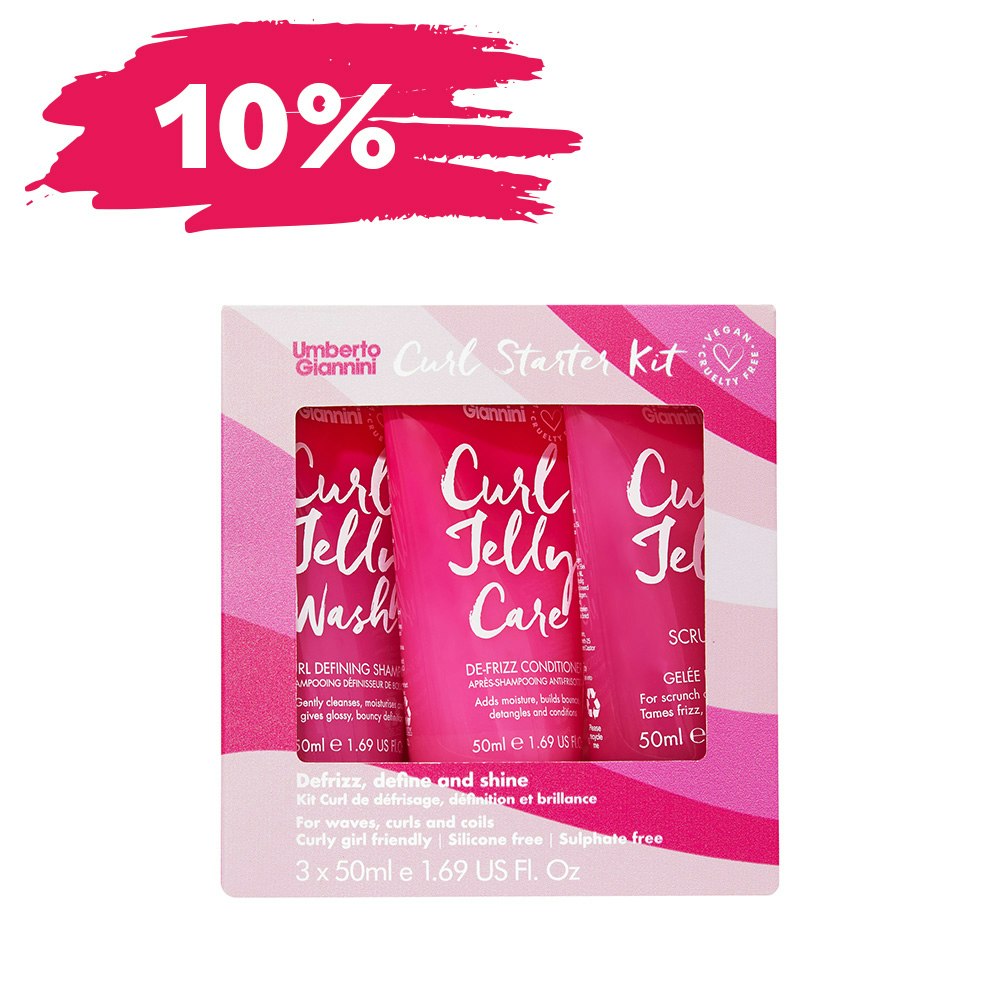 UMBERTO GIANNINI Curl Jelly Starter Kit 3 x 50ml