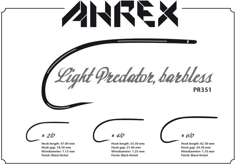 Ahrex PR351 - Light Predator Barbless