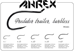 Ahrex PR383- Predator Trailer Hook Barbless