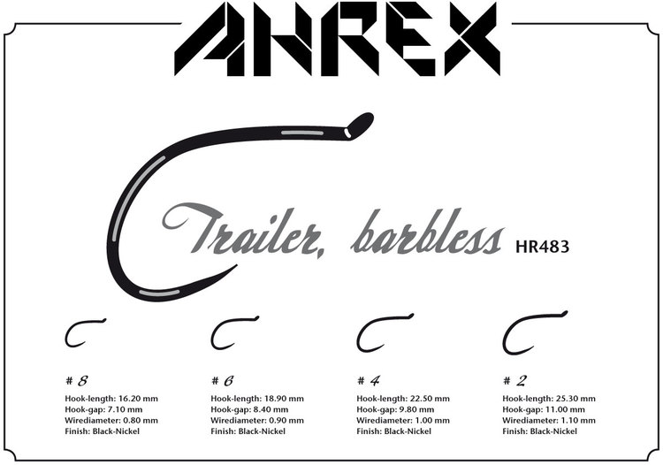 Ahrex HR483-Trailer hook barbless