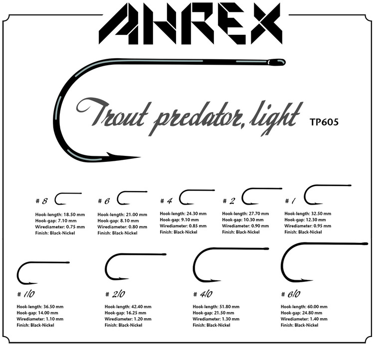 Ahrex TP605 - Trout Predator Streamer Light