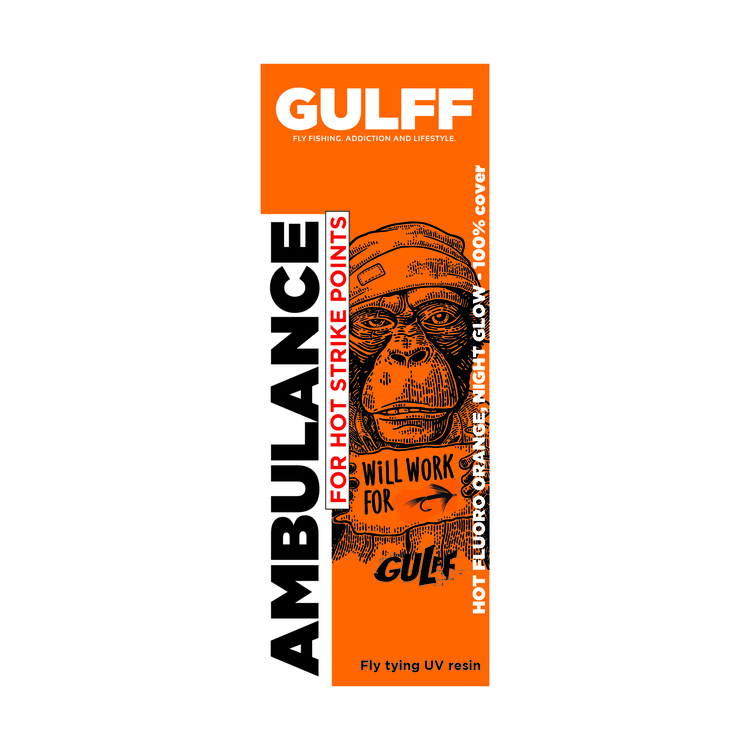 GULFF UV Resin - Ambulance Orange