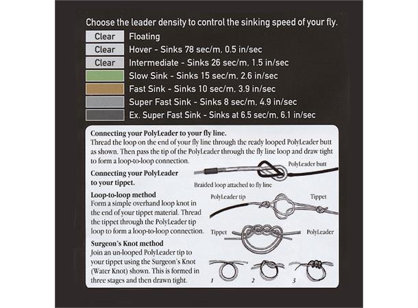 Airflo Polyleader 10' Salmon/Steelhead