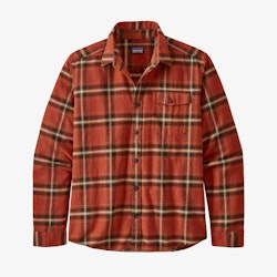 Patagonia Lightweight Fjord Flannel - Lawrence: Hot Ember
