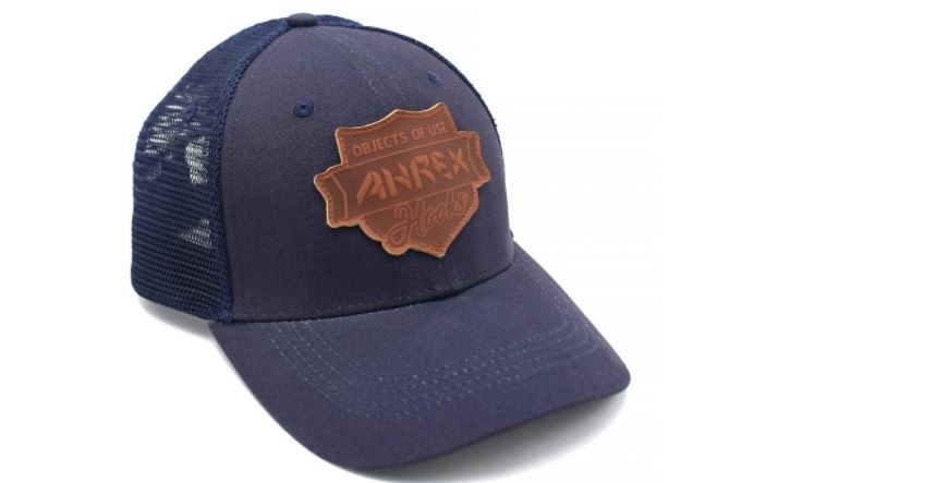 Ahrex Leather patch trucker