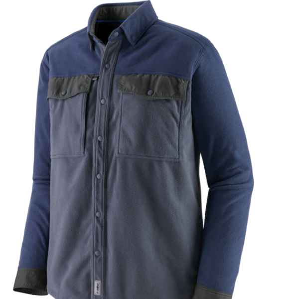 Patagonia M's L/S Early Rise Snap Shirt Smolder Blue