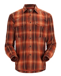Simms Coldweather Shirt - Hickory  Clay Plaid