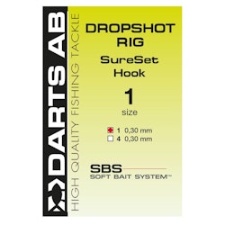 Darts - Dropshot Rig  Sureset Hook Size 1