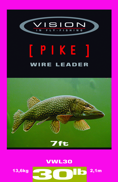 Vision - Pike Wire Leader 7'