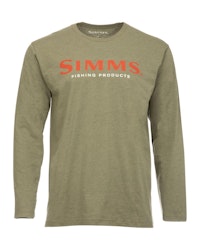 Simms  - Logo Shirt LS  - Military Heather