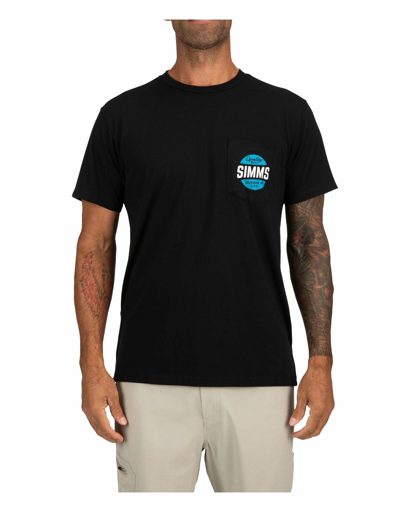 Simms Quality built pocket T-shirt - Black