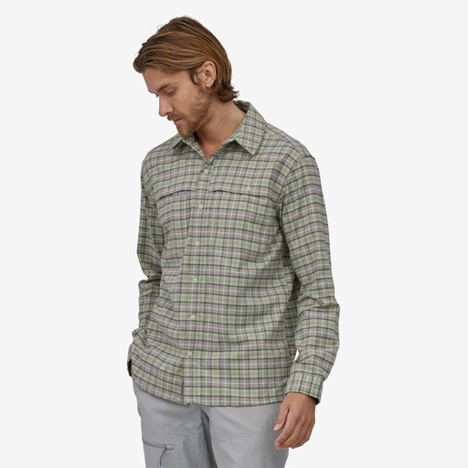 Patagonia Early Rise stretch shirt - On the fly Salvia Green
