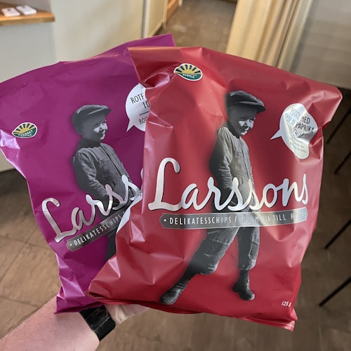 Larssons chips - Olika smaker