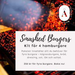 Smashed burgers - Kit för 4 personer