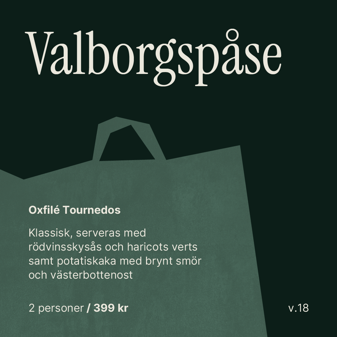 Valborgspåsen - Oxfilé Tournedos