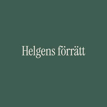 Helgens förrätt