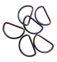 D-Ring - Rainbow - 25 mm