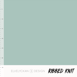 Ribbed Jersey - Dusty Mint
