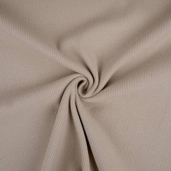 Ribbed Jersey - Light Taupe