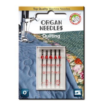 Organ Needle - Quilting 75-90, 5-pack