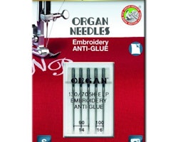 Organ Needle -  Broderi Anti Glue 90-100 /5-pack