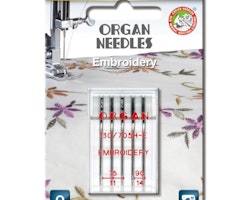 Organ Needle - Broderi  75-90, 5-pack