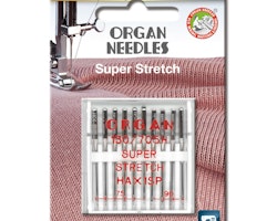 Organ Super Stretch Overlock HAx1SP nål #75-90 - 10 stk