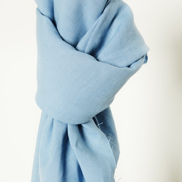 Nisa Softened Linen - Faded Blue