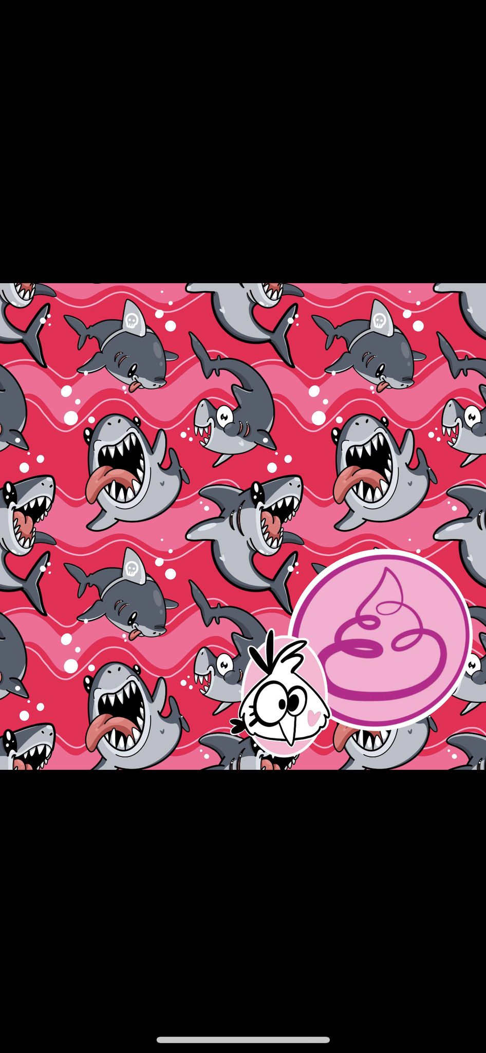 Sharktastic - Rosy Rasberry Pink