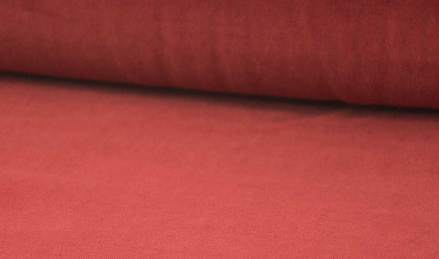 Bomullsvelour - Rød