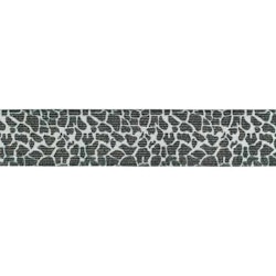 Elastikk  Leopard Hvit - 40 mm
