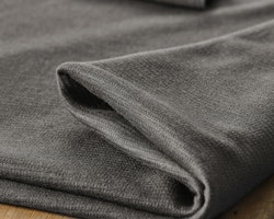Organic Woolen Ottoman - Calm Grey