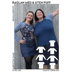 Raglan med og uten puff