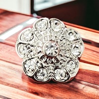 Strassknapp Bling - 15 mm