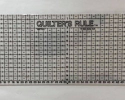 Linjal- Quilters Rule - 16*60 cm