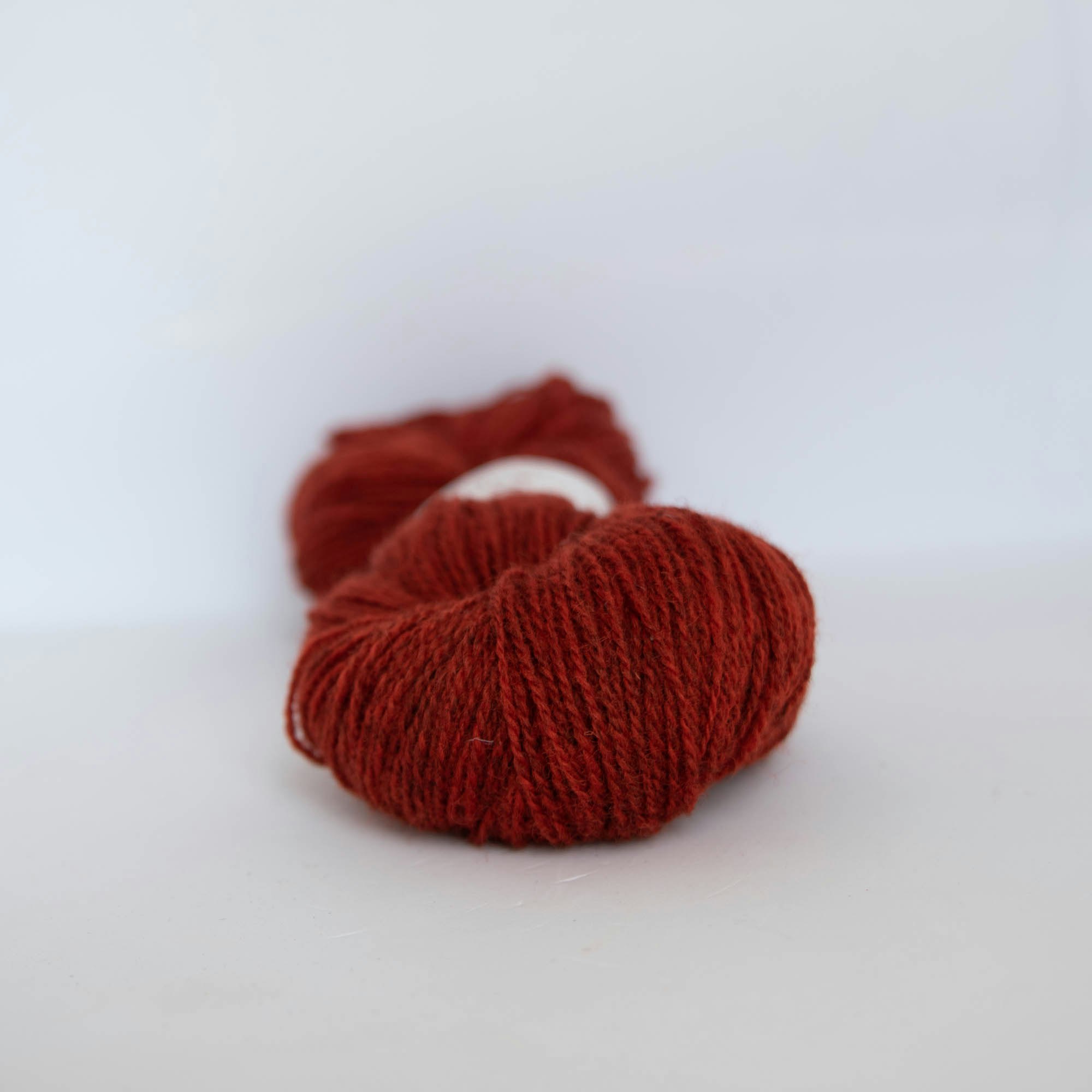 Ask Ullgarn - Melert  Mørk Terracotta - 6503