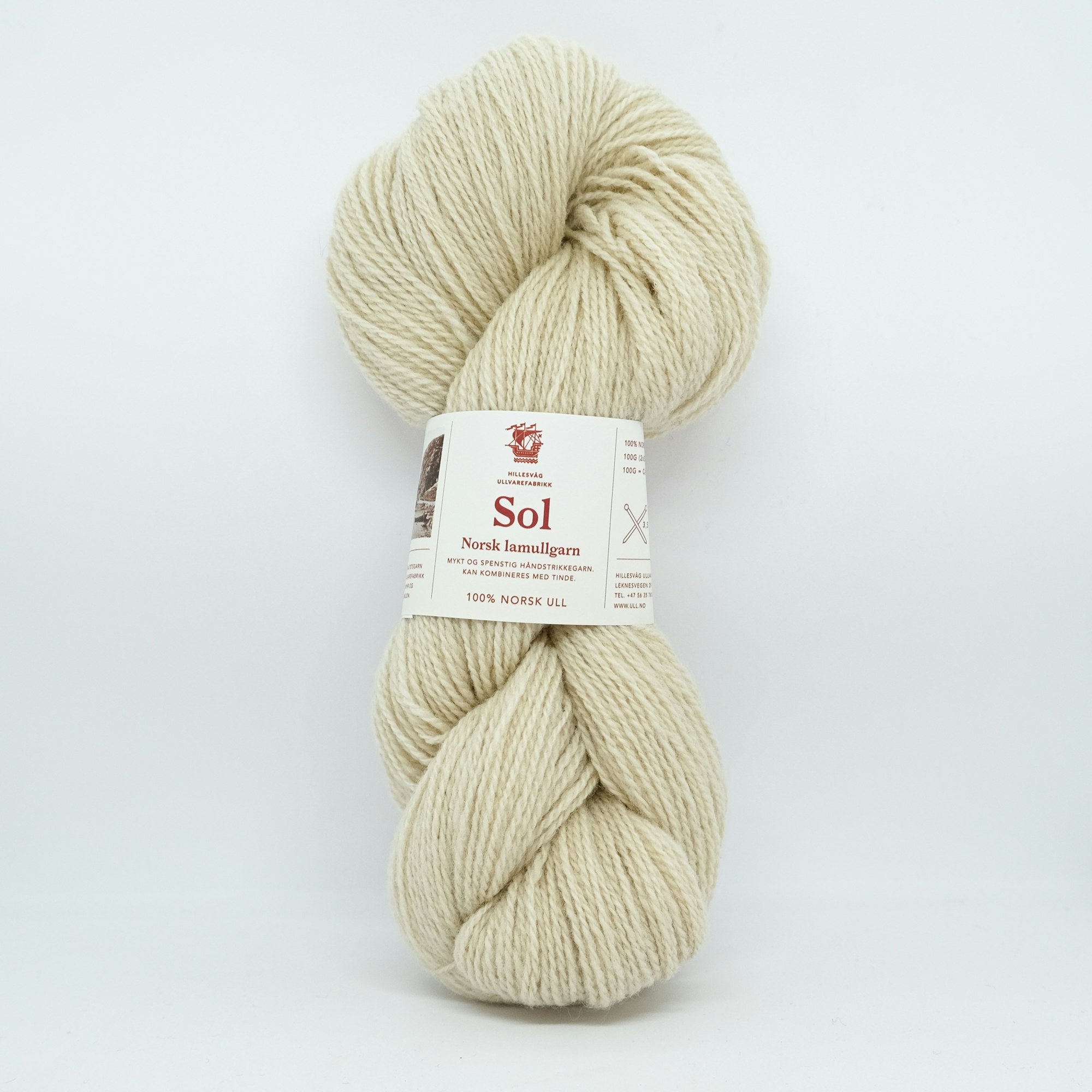 Sol Lamullgarn - Ecru (420)
