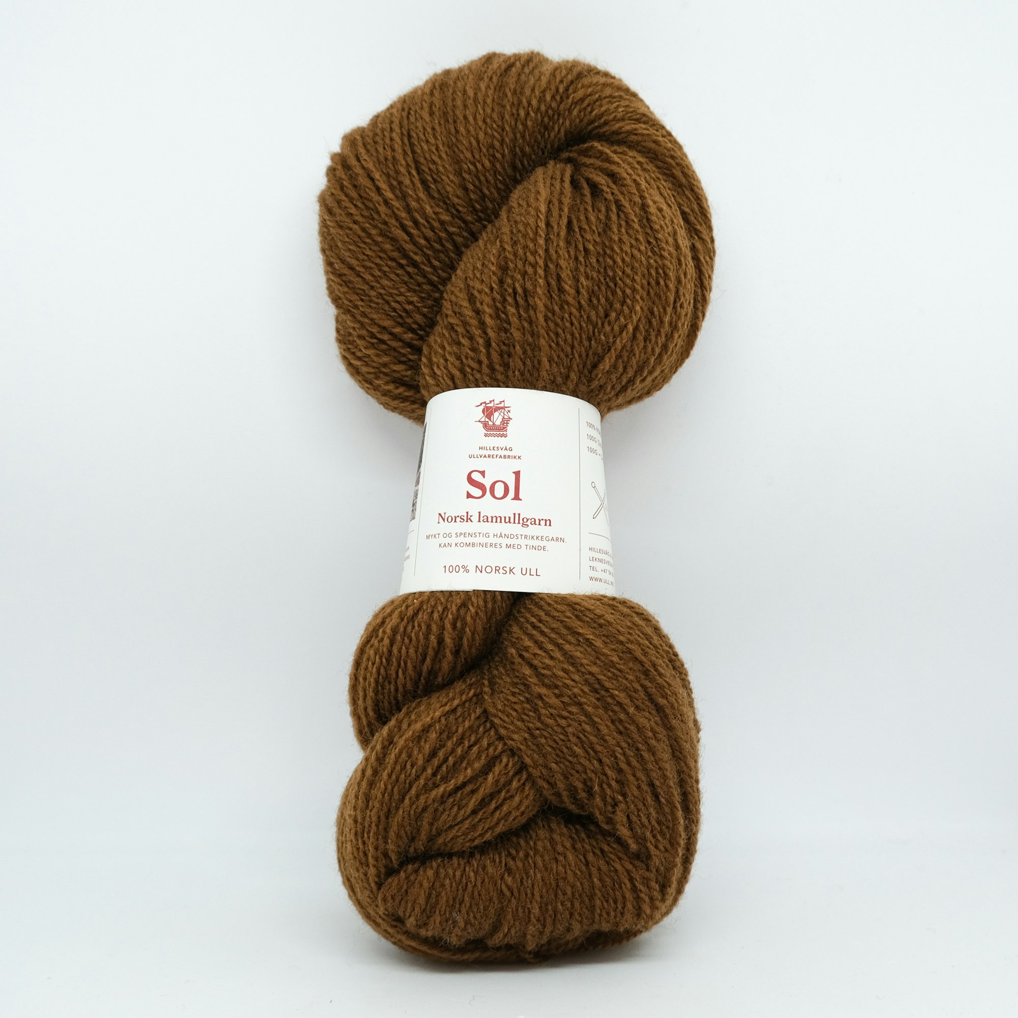 Sol Lamullgarn - Brun (439)